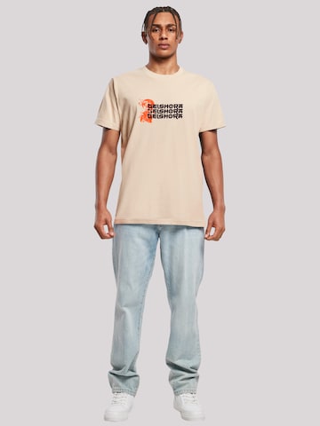 F4NT4STIC Shirt 'Geishora Japan Streetstyle' in Beige