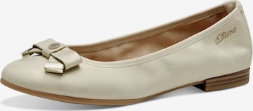 s.Oliver Ballerina in Beige: voorkant