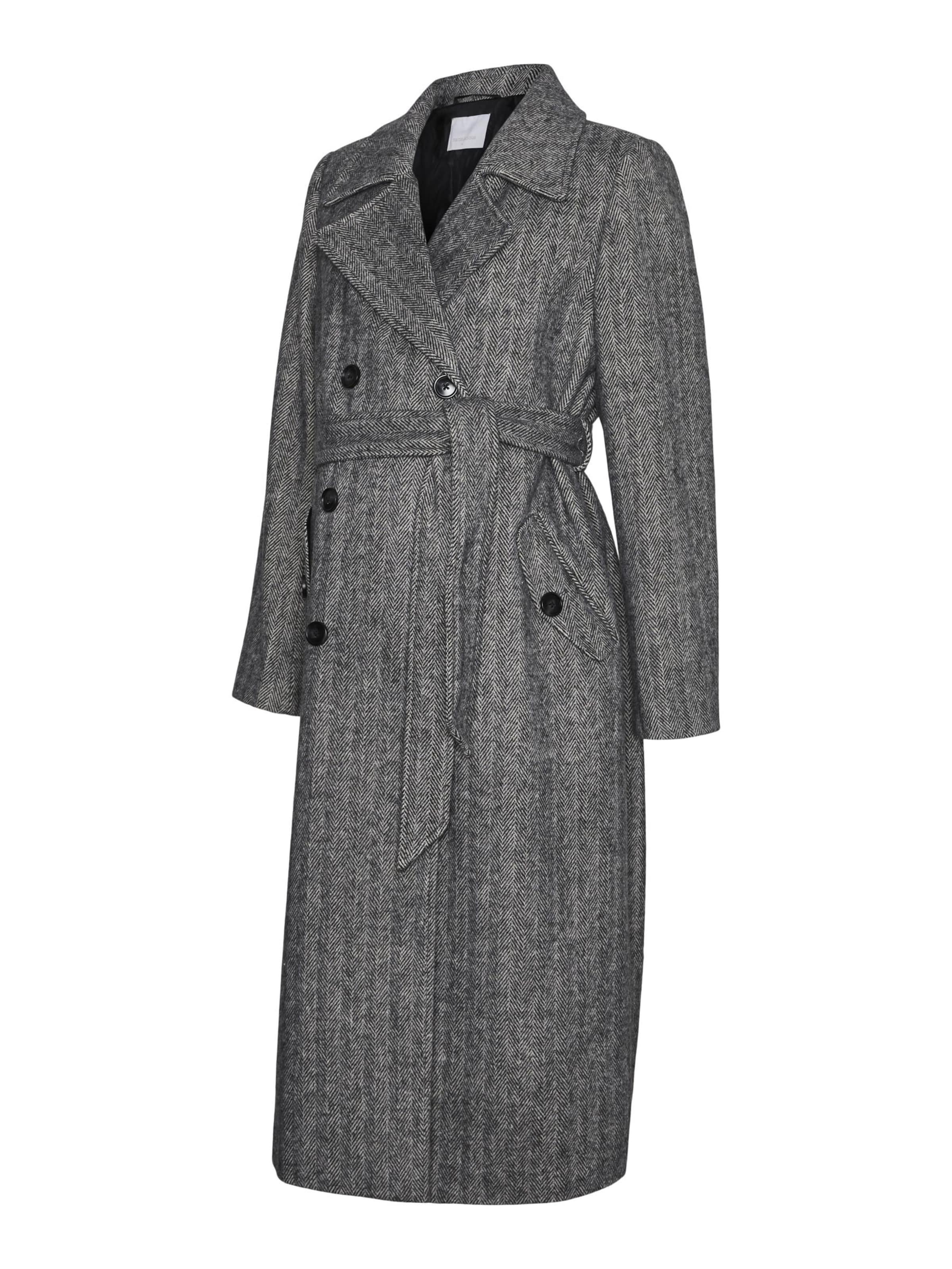 Manteau mi-saison MAMALICIOUS en gris : devant