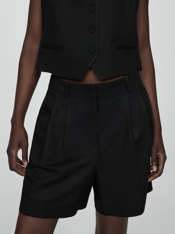 MANGO Loosefit Shorts 'Max' in Schwarz