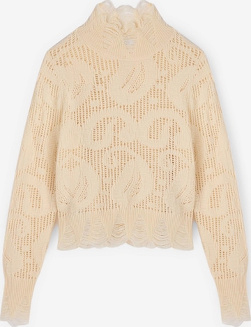 Pull-over MOTIVI en jaune : devant