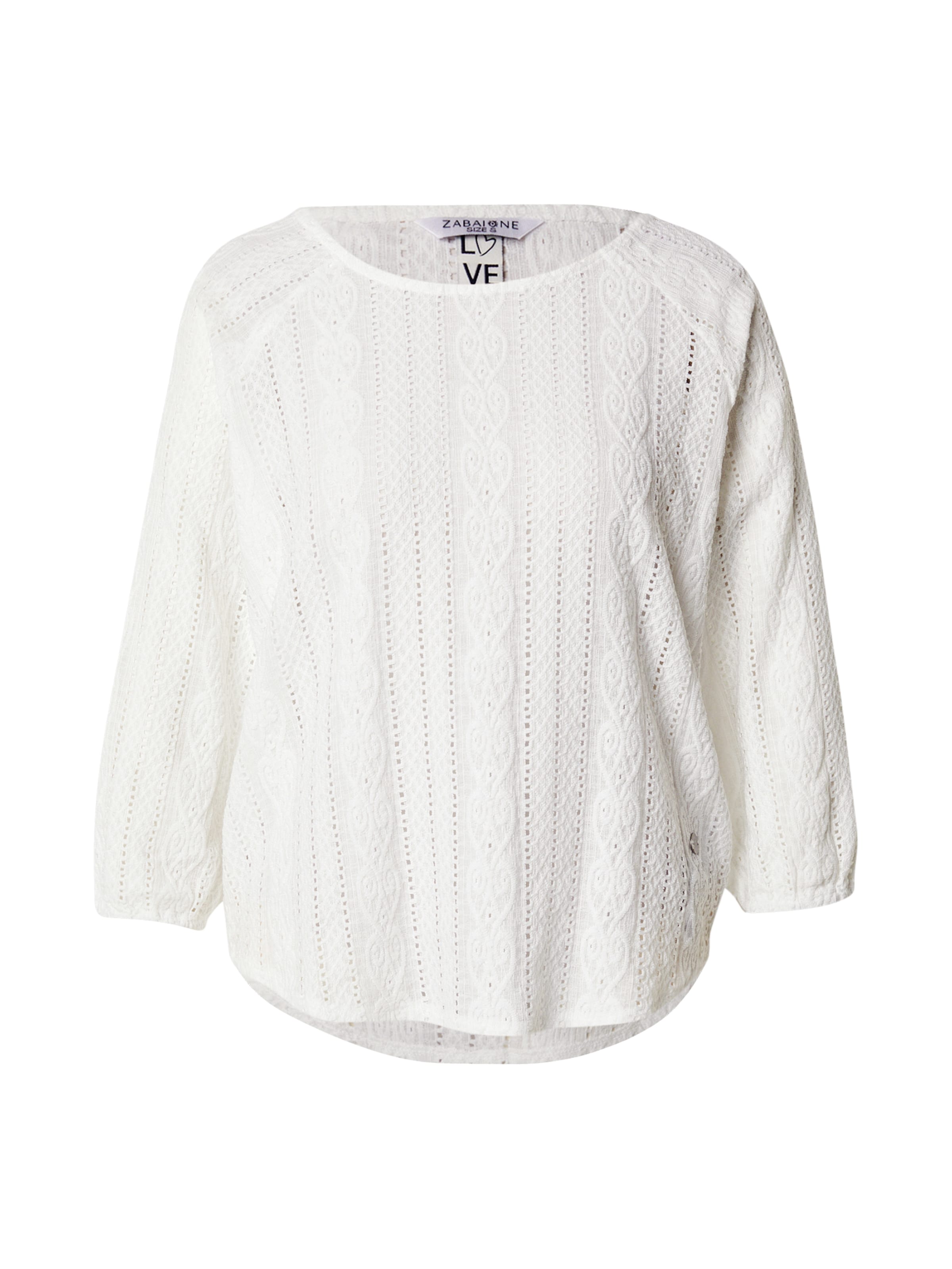 ZABAIONE Blouse 'Re44ta' in White: front