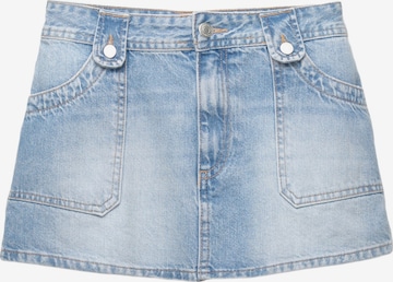 Pull&Bear Hame 'W3 MINI FALDA CARPENTER' värissä sininen: etupuoli