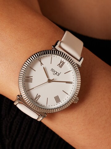 Lucardi Analoog horloge 'Statement' in Wit