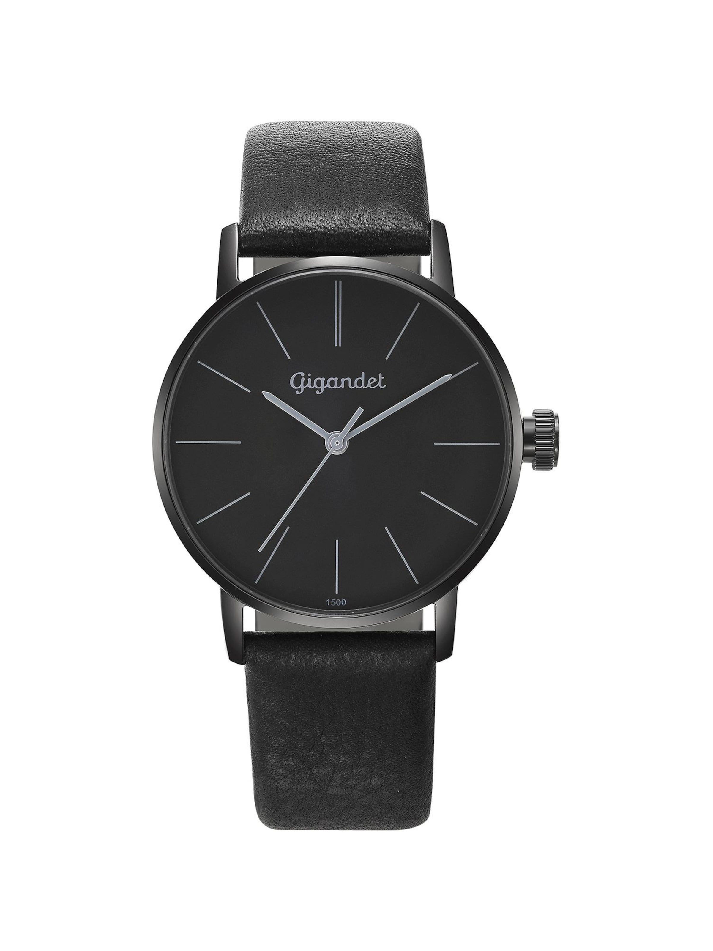 Gigandet Analoguhr 'MINIMALISM'‌‌‌‌‌‌‌‌ in Schwarz: Vorderseite