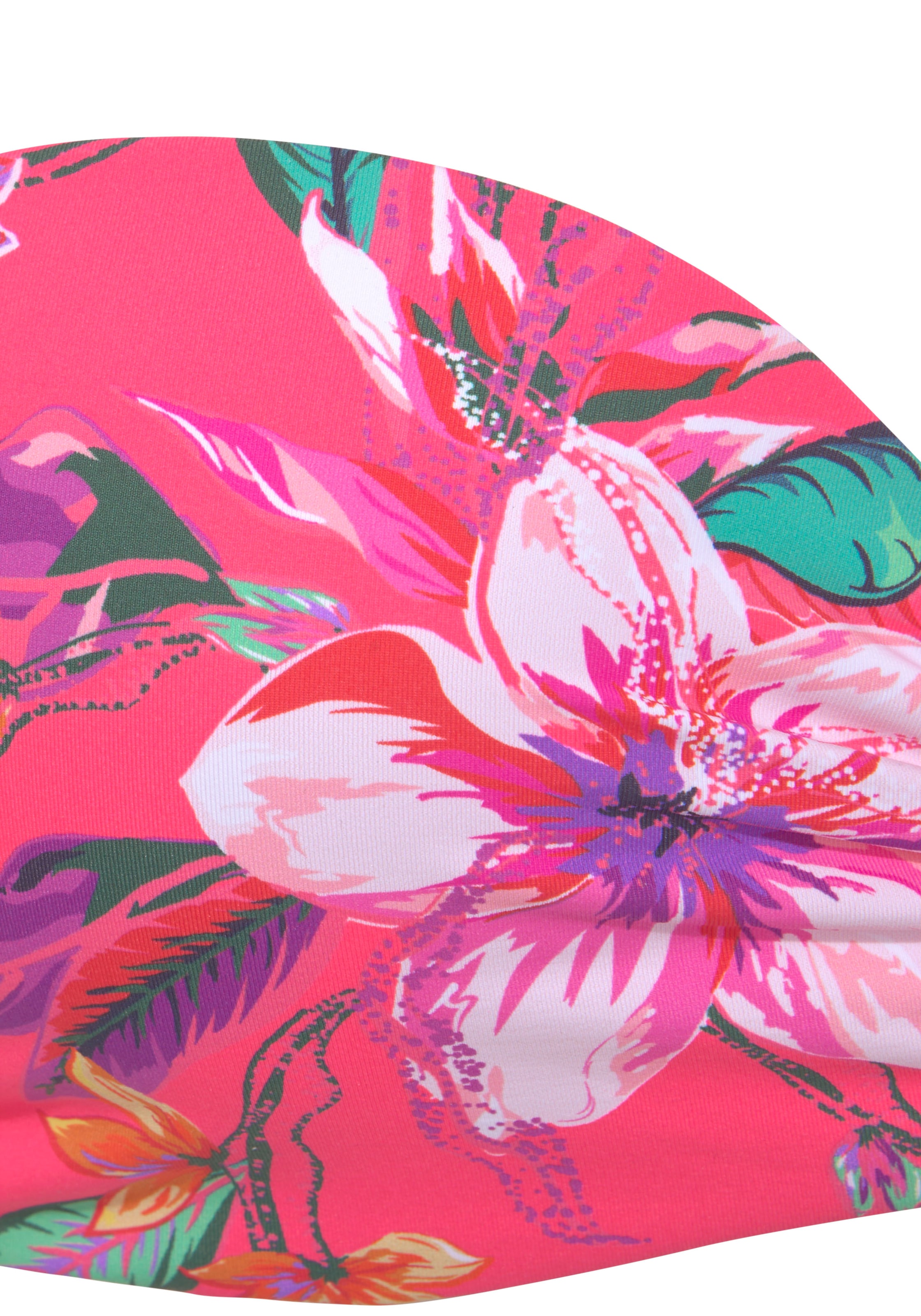 LASCANA Bandeau Bikini top in Pink