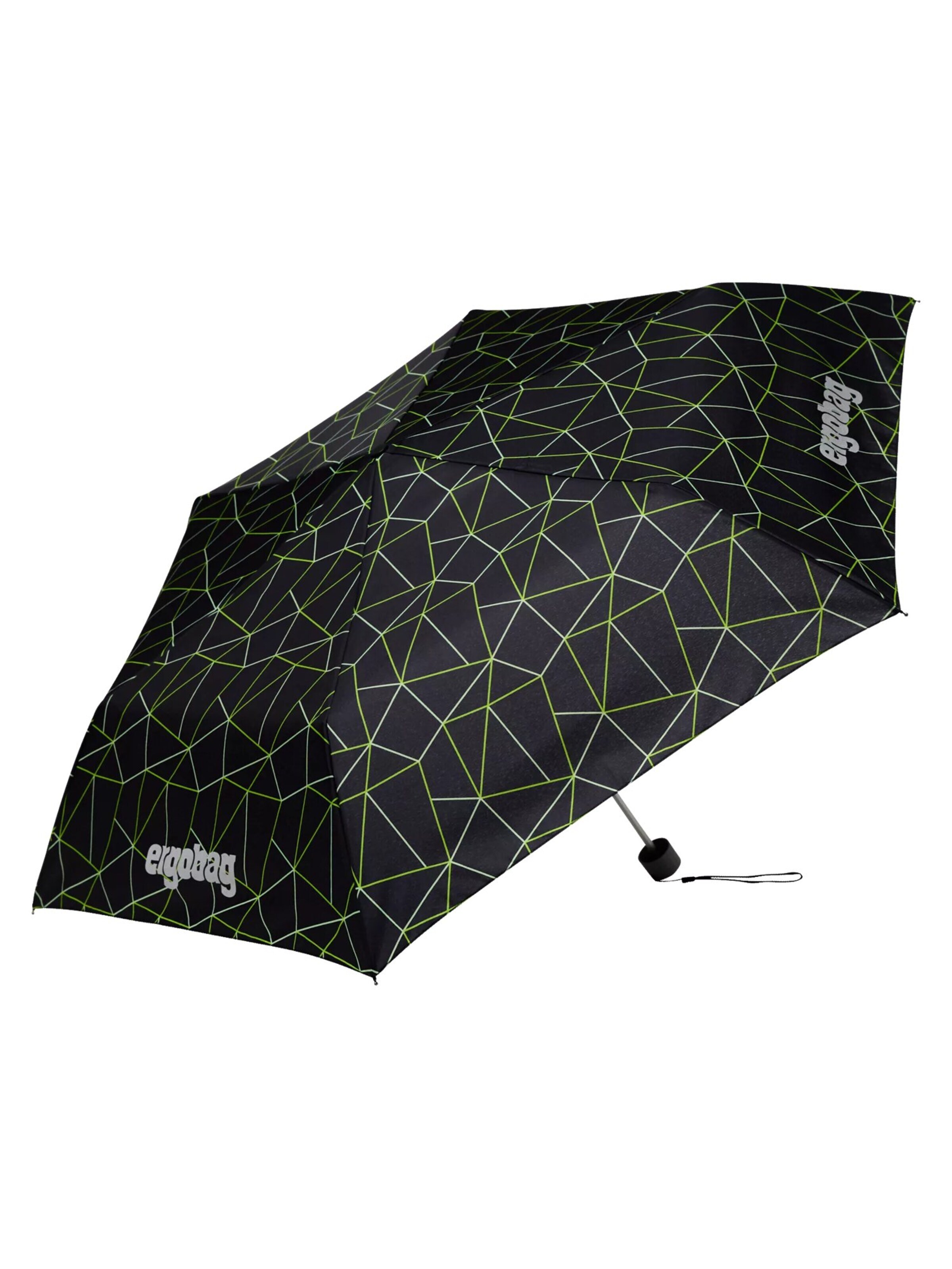 ergobag Regenschirm 'Regenschirm Regenschirm'‌‌‌‌‌‌ in Schwarz: Vorderseite