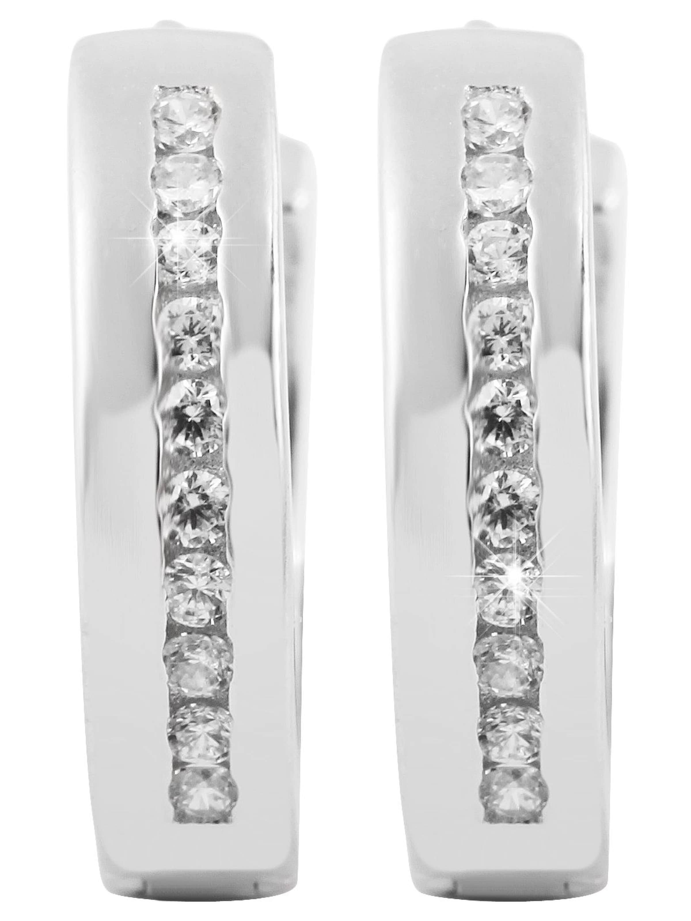 Akzent Earrings 'Milla, 925 Sterlingsilber, langlebig' in Silver