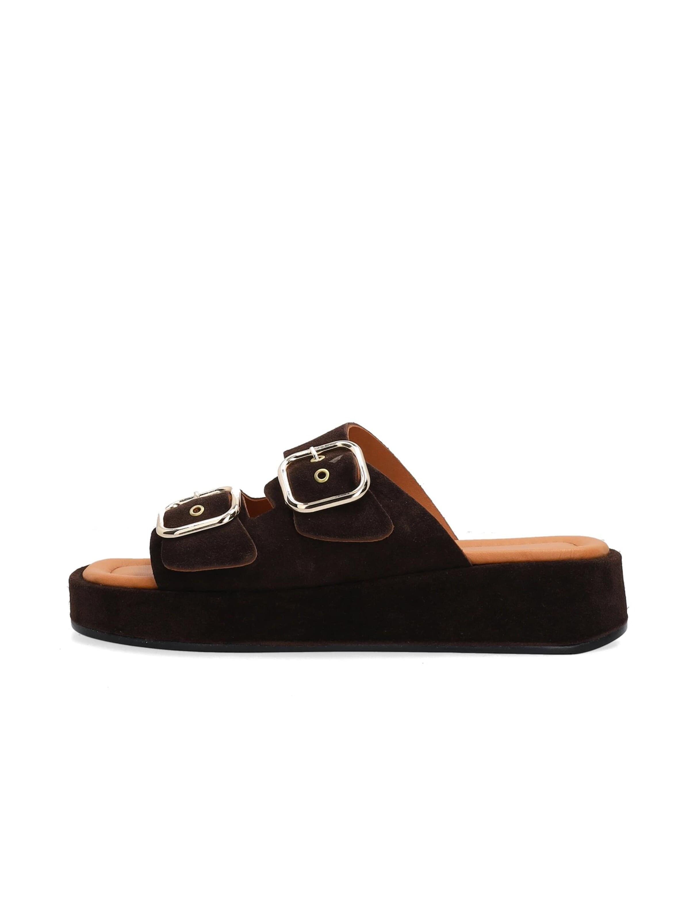 VENEZIA Pantolette‌‌‌‌‌‌‌‌ in Braun: Vorderseite