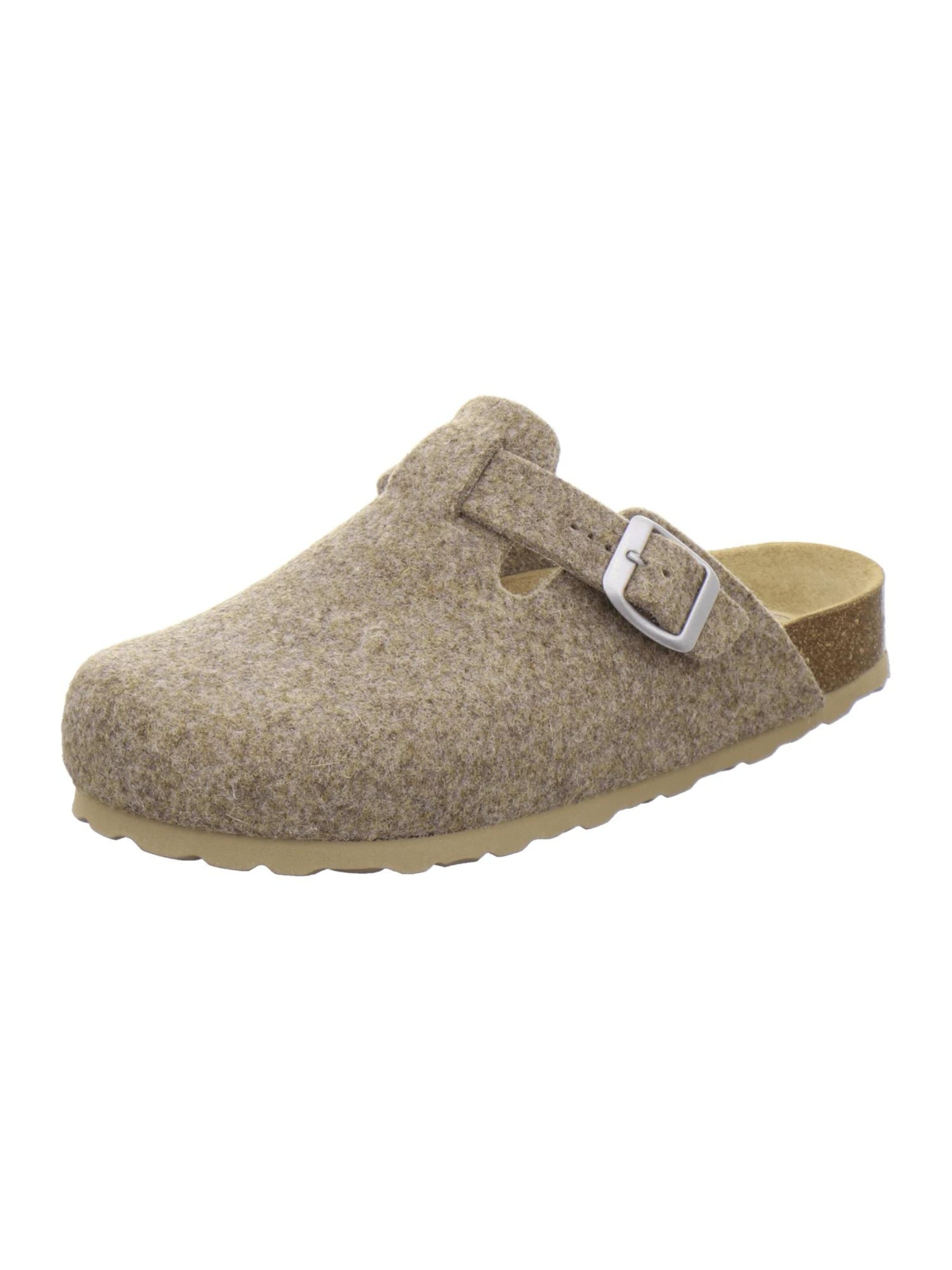 AFS-Schuhe Hausschuh 'Hausschuhe Damen Filz natur'‌‌‌‌‌‌‌‌ in 36 in dunkelbeige, Produktansicht