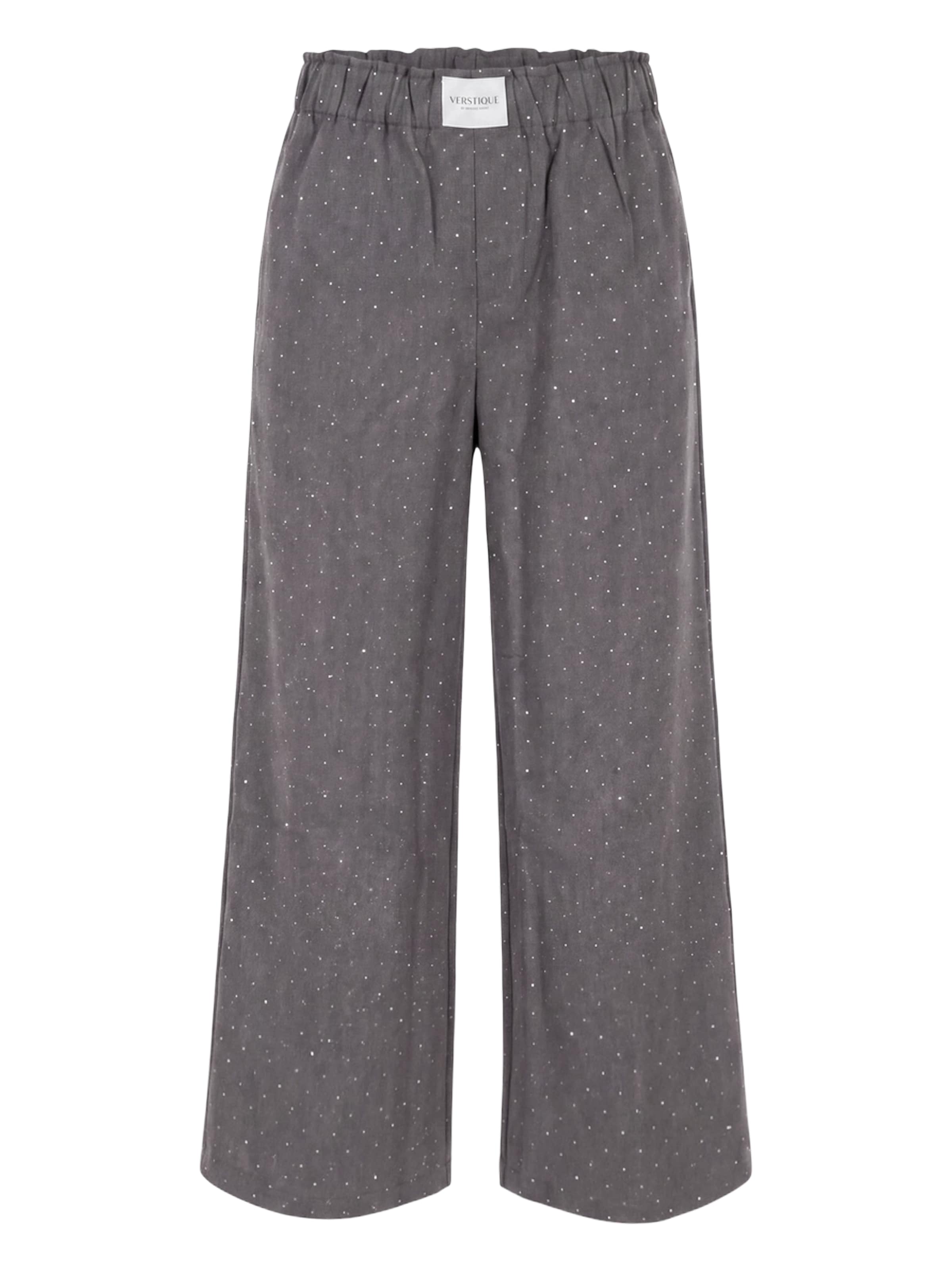 VERSTIQUE Loose fit Pants in Grey: front