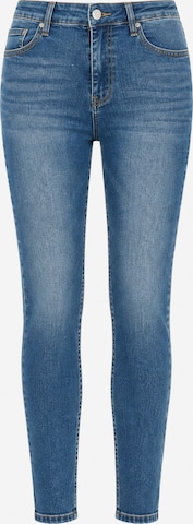 Skinny Jean Elara en bleu : devant