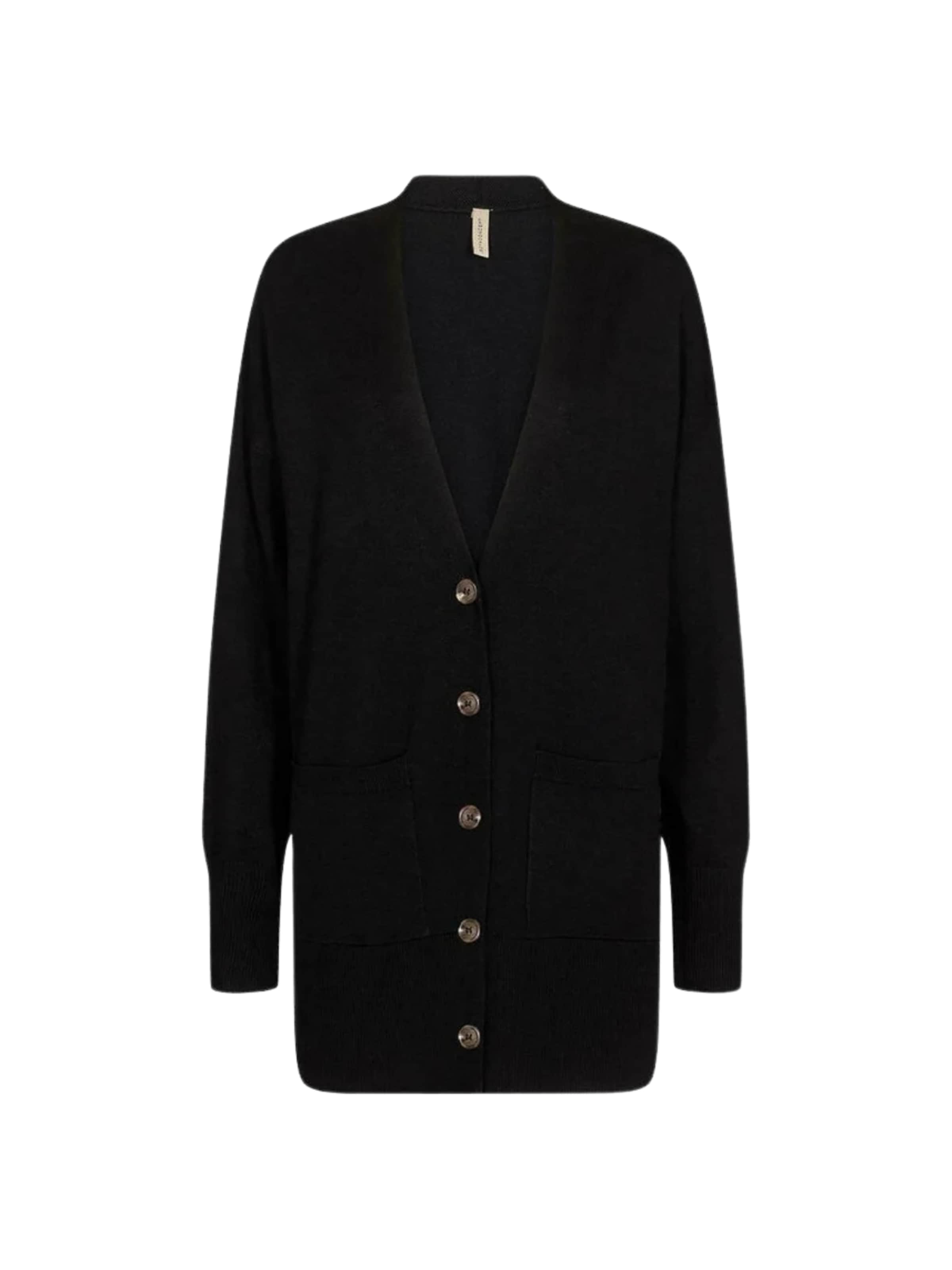 Cardigan 'Dollie' Soyaconcept en noir : devant