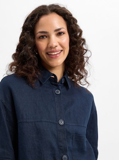 Marie Lund Blouse in marine blue, Item view