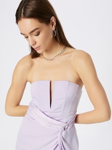 Misspap Cocktail Dress in Purple