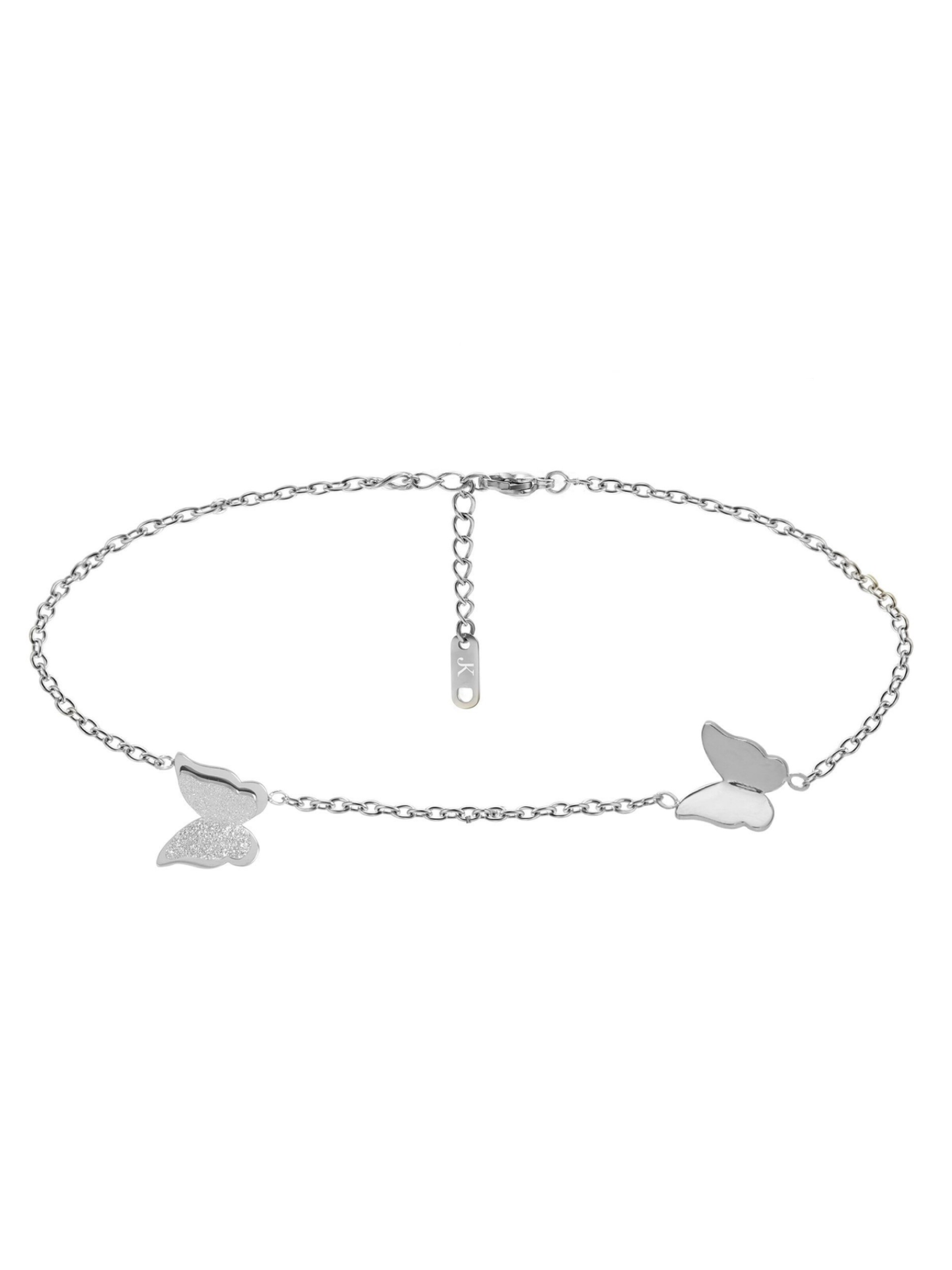 Kim Johanson Fußschmuck 'Schmetterling'‌ in Silber: Vorderseite