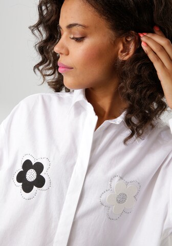 Aniston CASUAL Bluse in Weiß