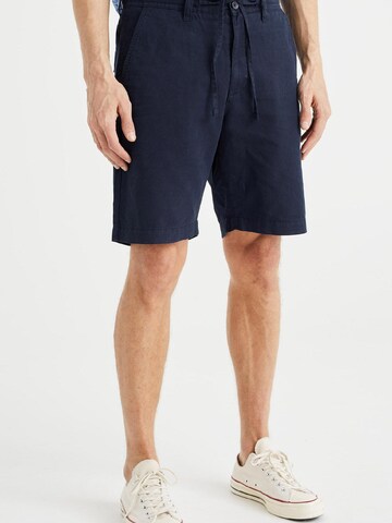 WE Fashion Loosefit Chinoshorts in Blau