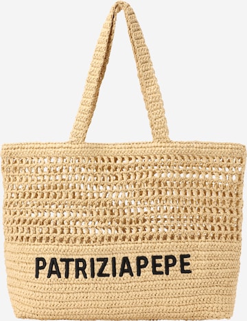 PATRIZIA PEPE Torba plażowa w kolorze beżowy: przód
