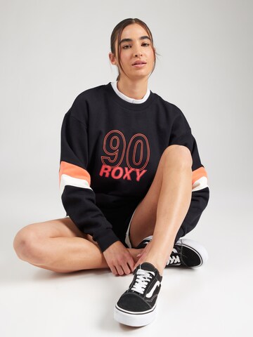 ROXY Sports sweatshirt 'ESS' in Black: front