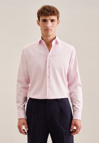 SEIDENSTICKER Regular Fit Businesshemd in Pink