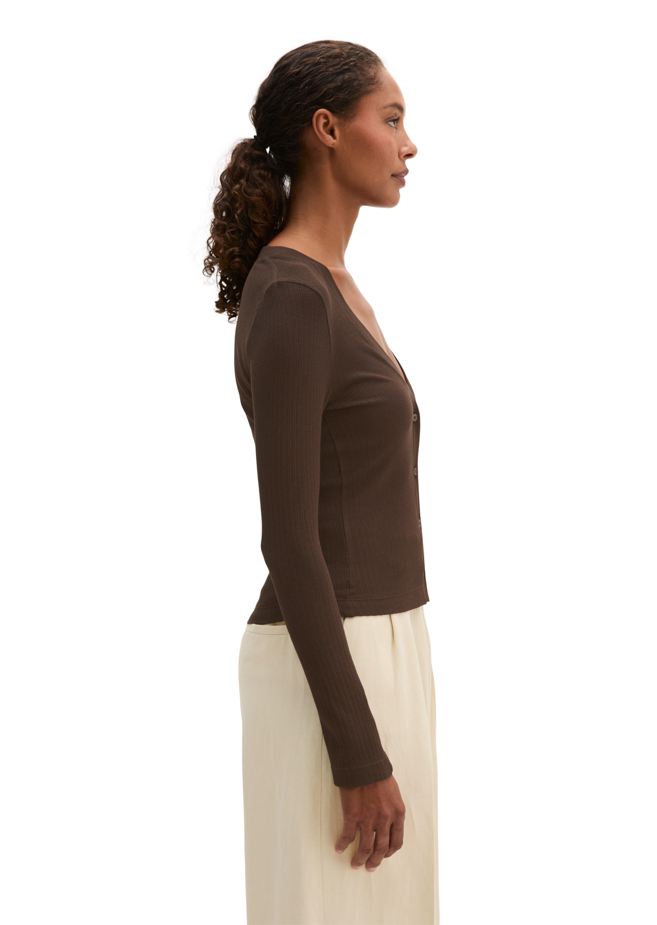 Marc O'Polo Shirt in Braun: Seite