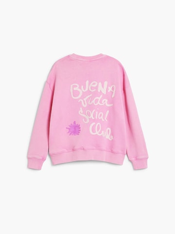 Desigual Суичър в розово