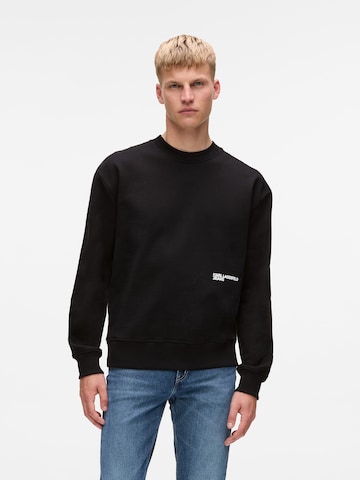 juoda KARL LAGERFELD JEANS Megztinis be užsegimo: priekis