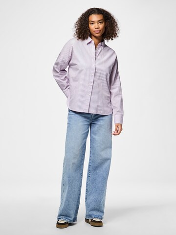 PIECES Bluse 'PIPPA' i pink