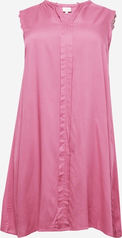 Robe 'Mumi' ONLY Carmakoma en rose : devant