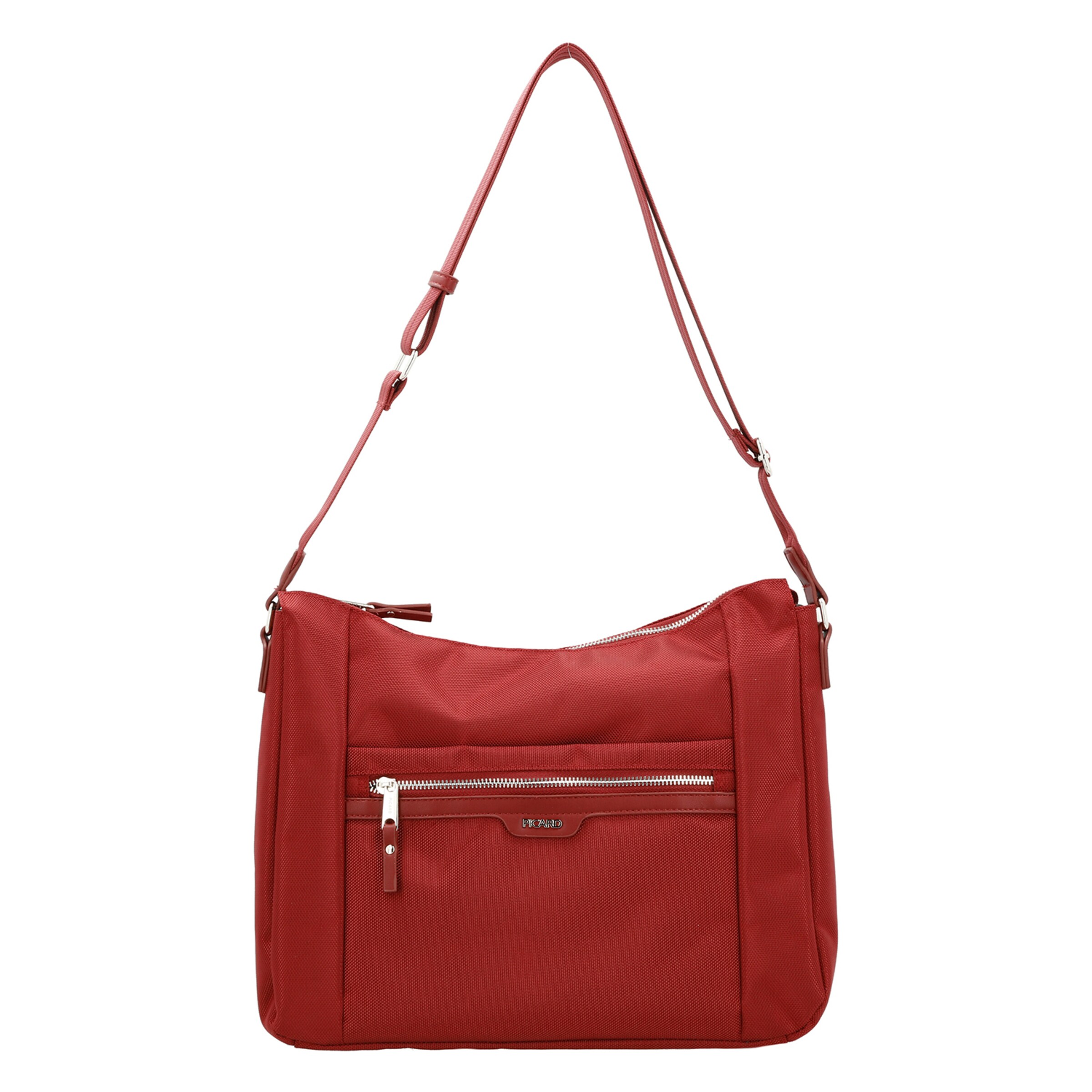 Picard Schultertasche 'Adventure' in Rot: Vorderseite