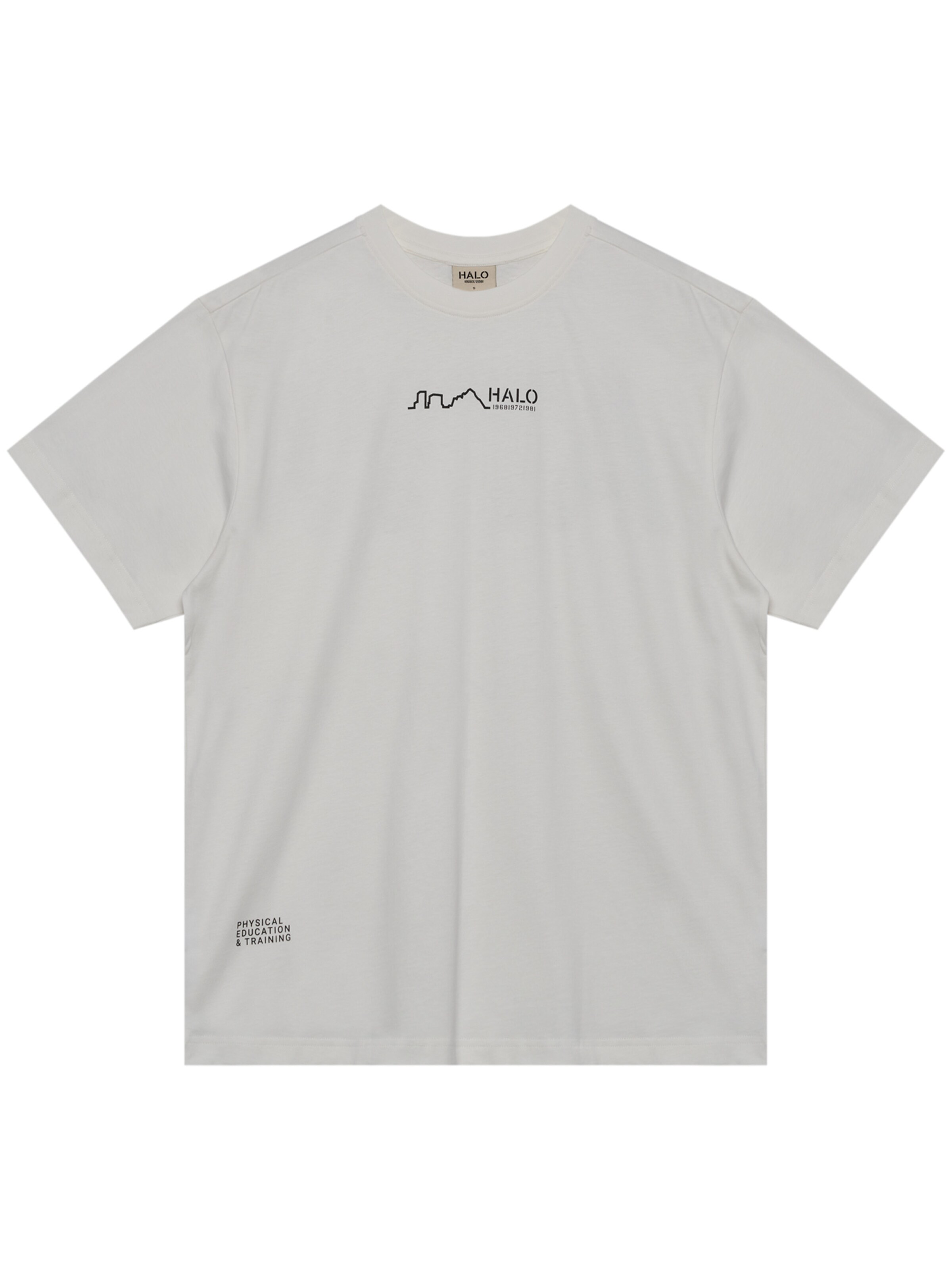 HALO Shirt in Schwarz: Vorderseite