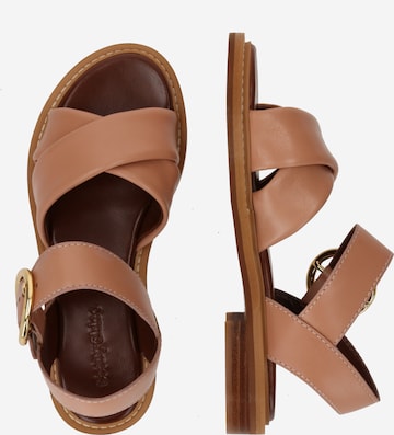 Sandales 'Lyna' See by Chloé en beige