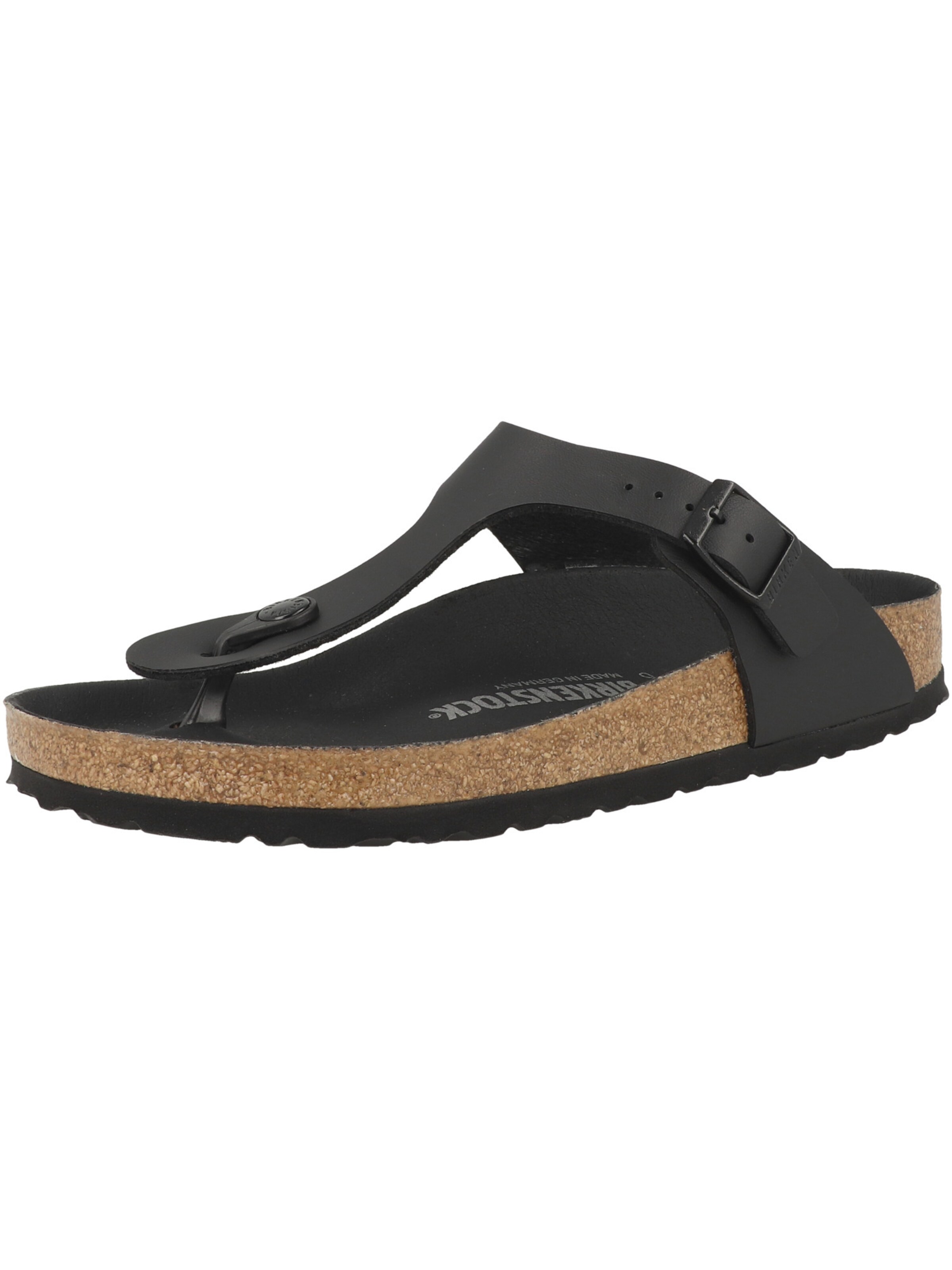 Infradito ' Gizeh ' di BIRKENSTOCK in nero: frontale