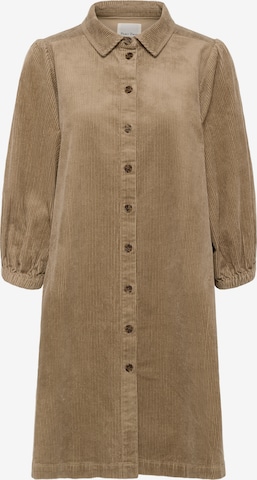 Robe-chemise Part Two en beige : devant