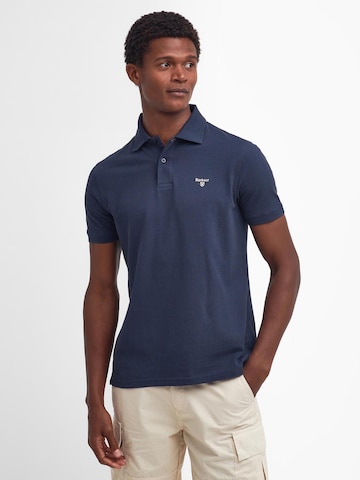 T-Shirt Barbour en bleu : devant