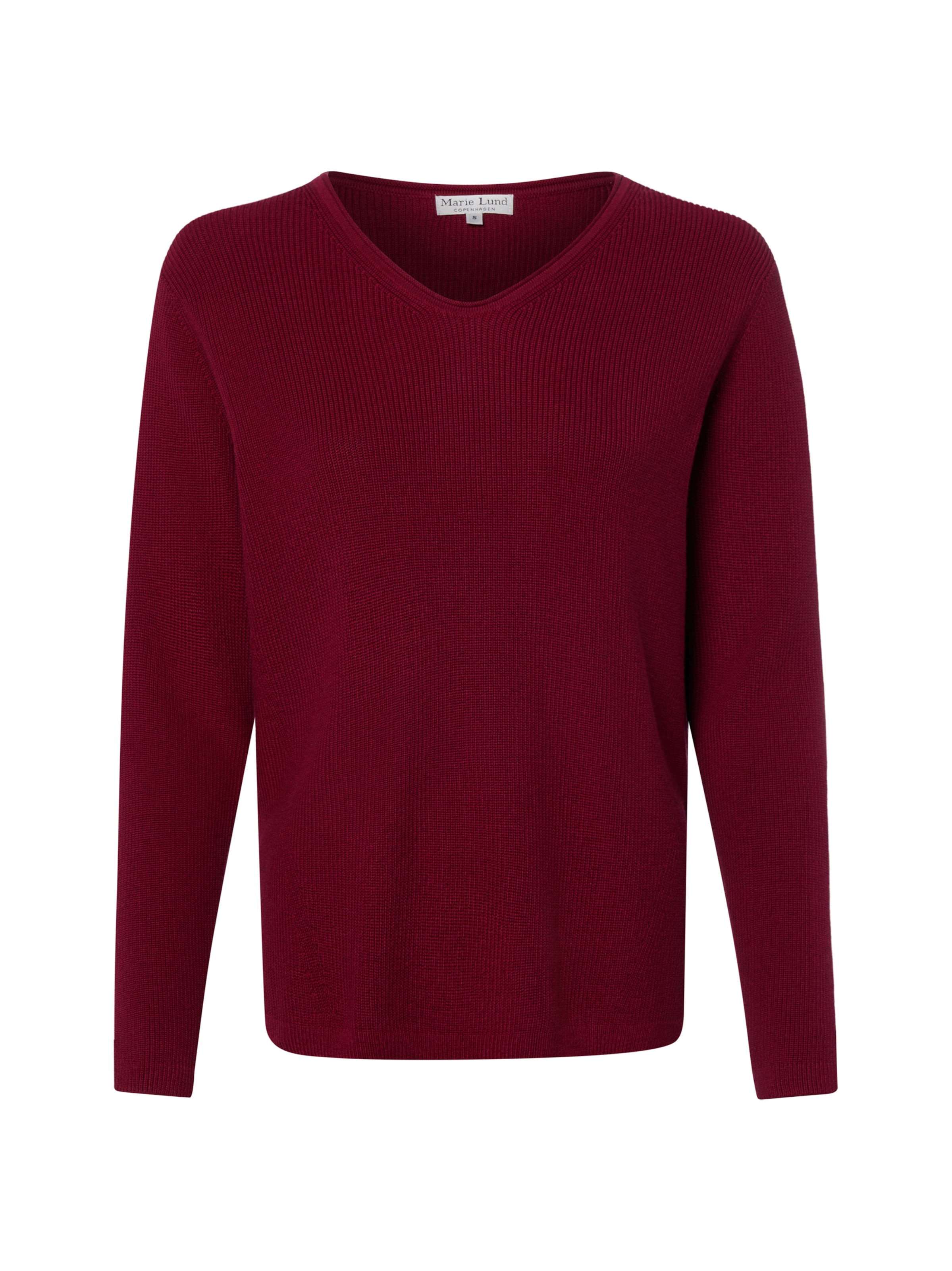 Pull-over Marie Lund en rouge : devant