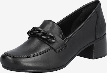 Rieker - Sapato Slip-on '41660' em preto: frente