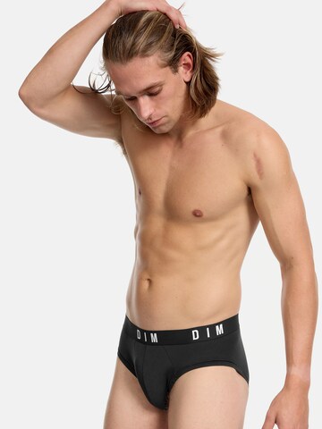 Slip DIM en noir : devant