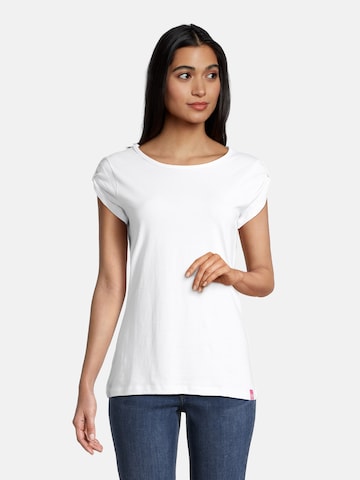 salzhaut Shirt 'Biike' in Weiß: Vorderseite