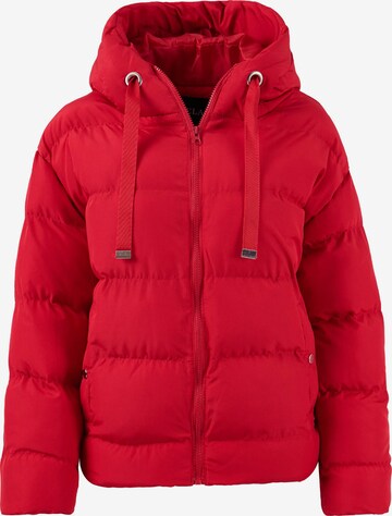 Veste d’hiver LELA en rouge : devant