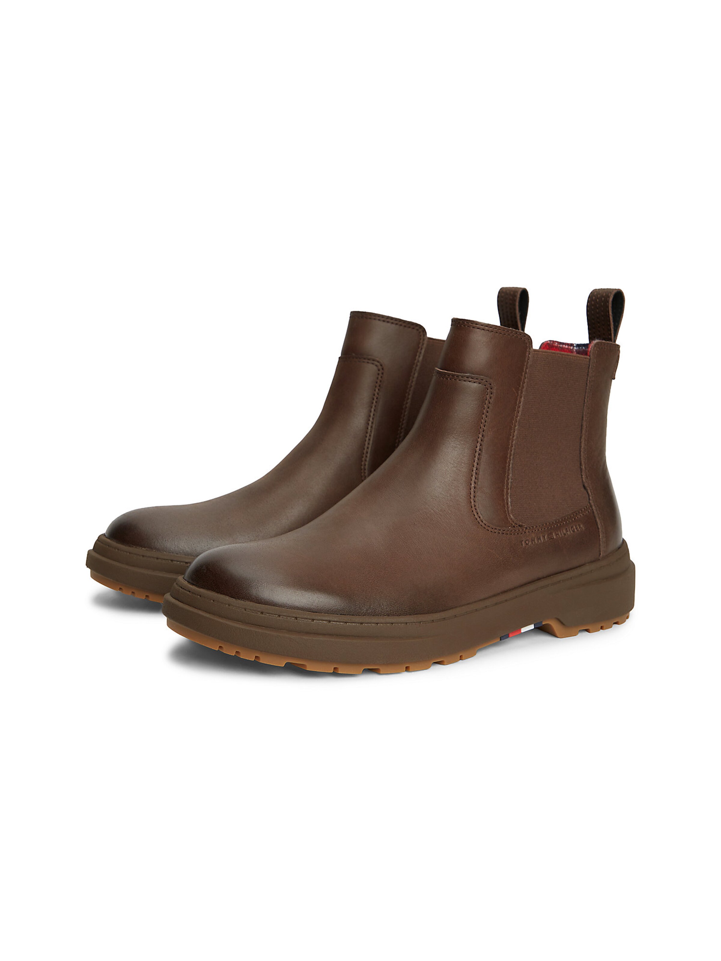 TOMMY HILFIGER Chelsea Boots in Braun