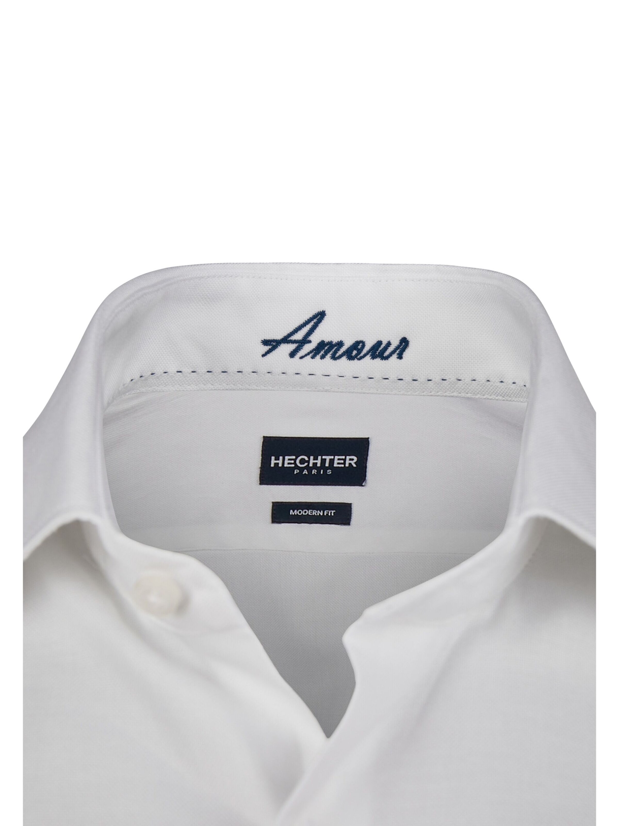 HECHTER PARIS Slim fit Overhemd in Wit