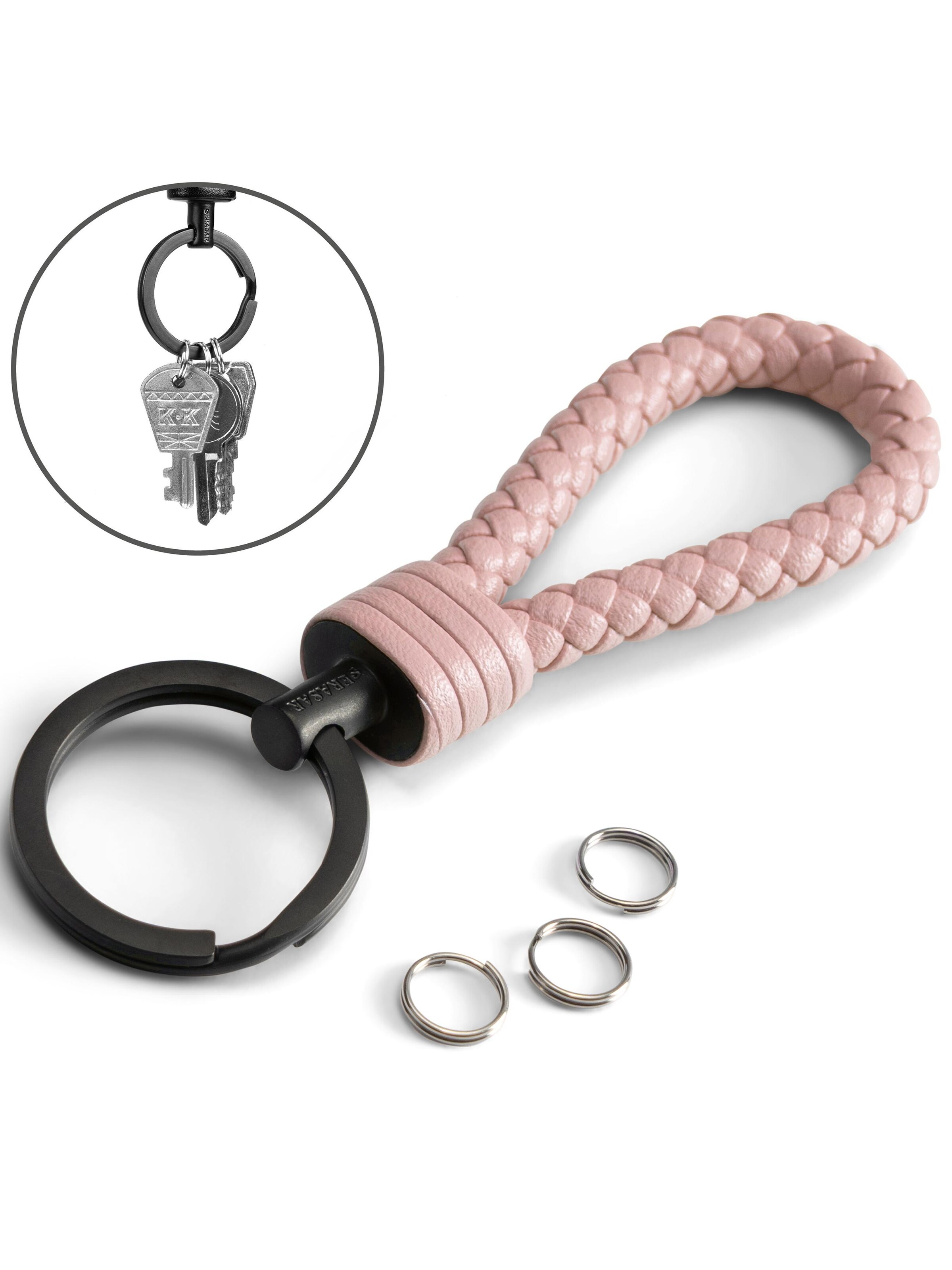 Porte-clés 'Strong' SERASAR en rose