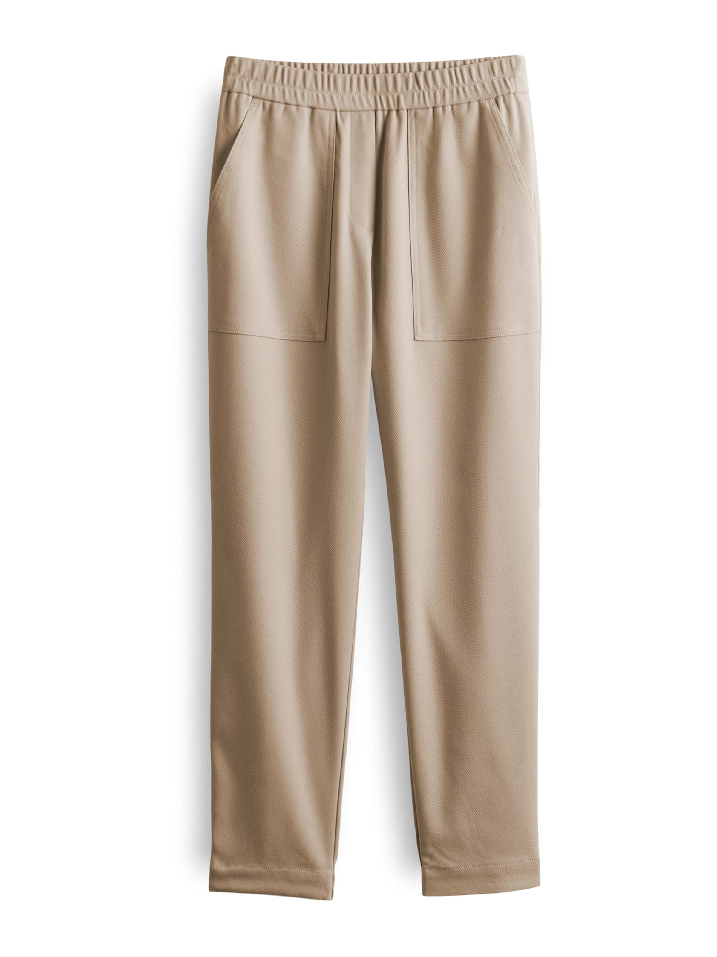 OPUS Tapered Trousers 'Myha' in Beige: front