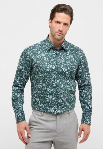 ETERNA Regular fit Business shirt in Green: front