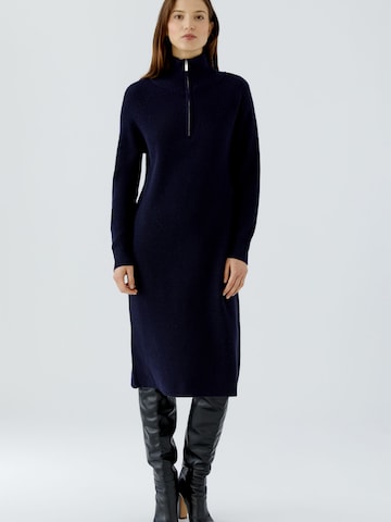 OUI Strickkleid in Blau: Vorderseite