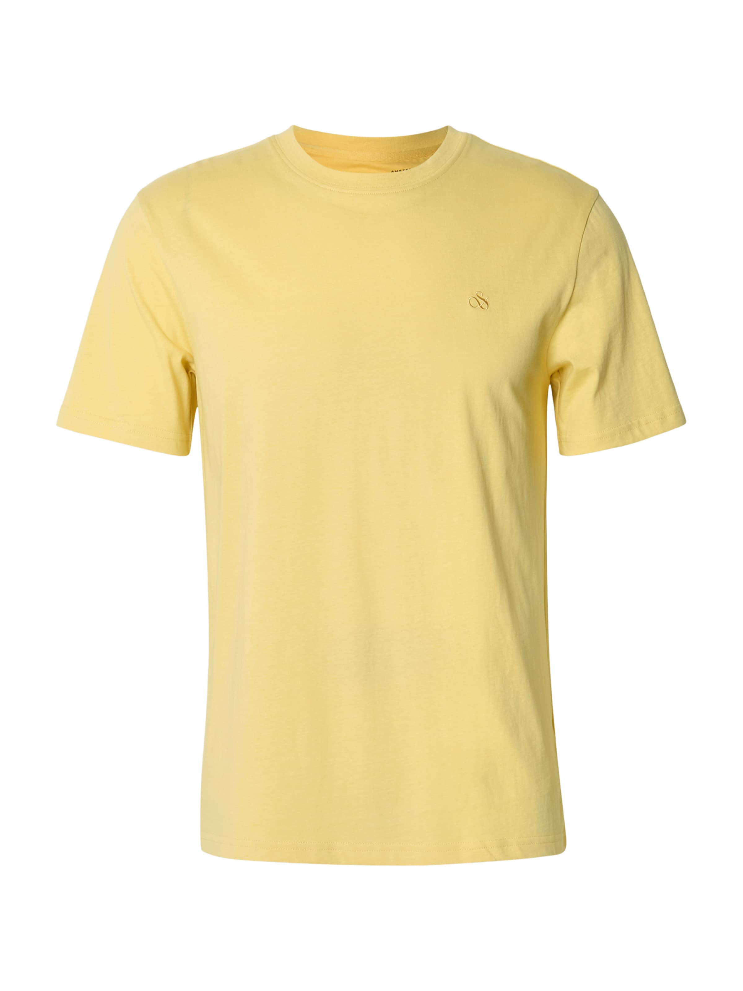 SCOTCH & SODA Póló 'SEASONAL CORE' - sárga: elől