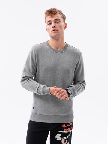 Sweat-shirt 'Z34' Ombre en gris