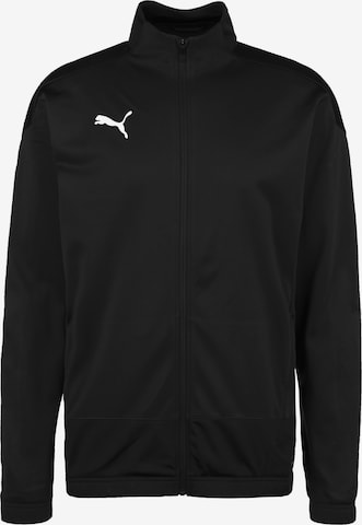 PUMA Trainingsjack 'TeamGOAL 23' in Zwart: voorkant